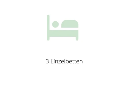 3 Einzelbetten